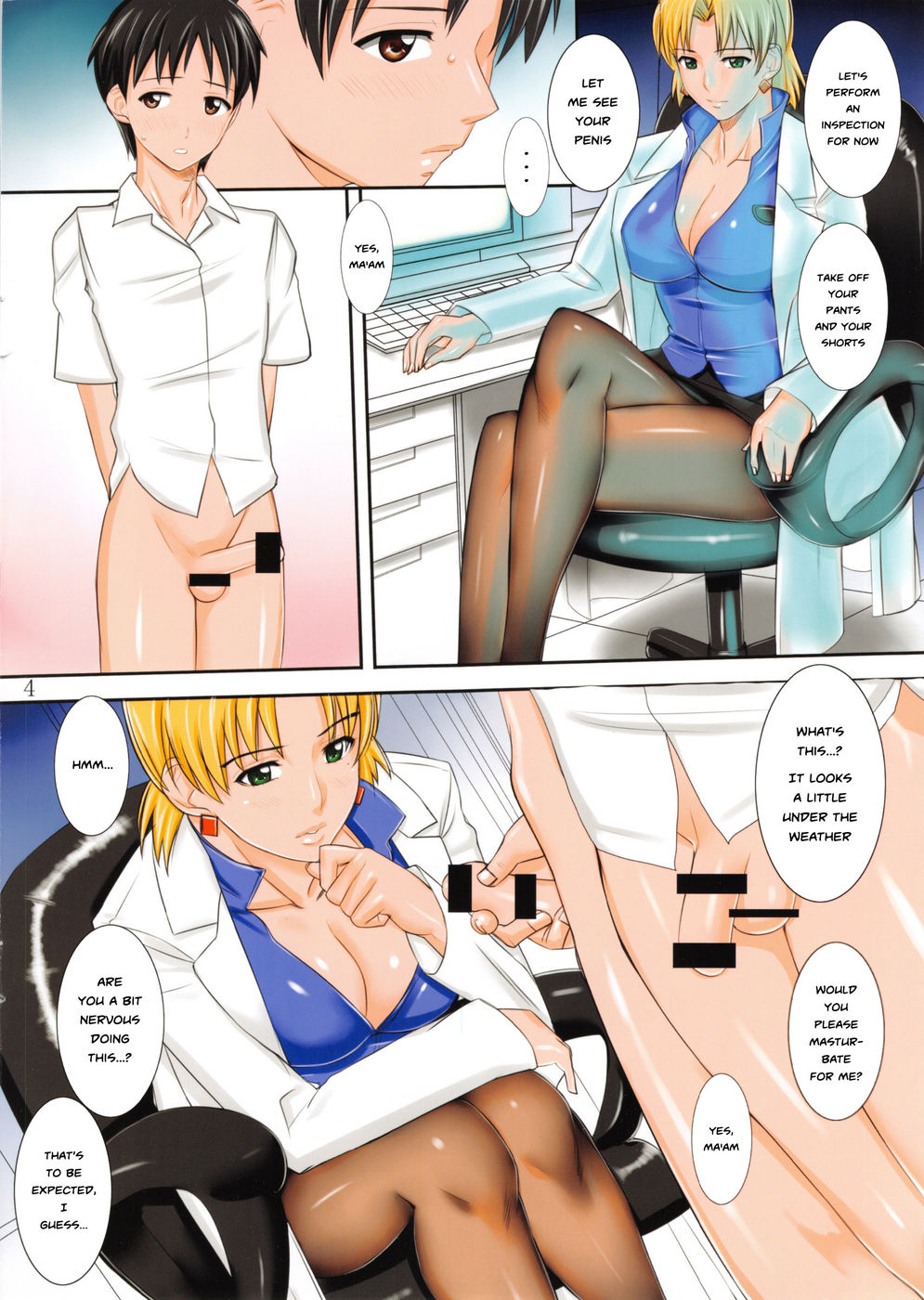 Hentai Manga Comic-Doctor's Beloved Pantyhose-Read-4